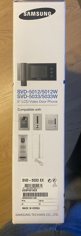 SAMSUNG —> Monitor wideodomofonu SVD-5033 za 1/2 ceny