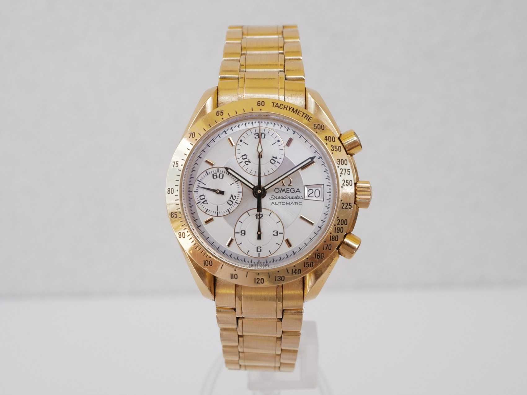 Omega Speedmaster Date 18K Yellow Gold Automatic Chronograph