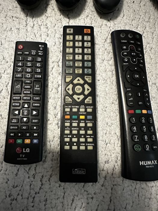 Piloty do tv i noe tylko