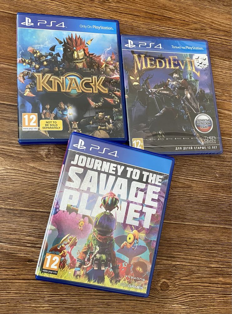 Ігри Sony PlayStation 4: Medievil, Знание Сила, Rayman, Knack