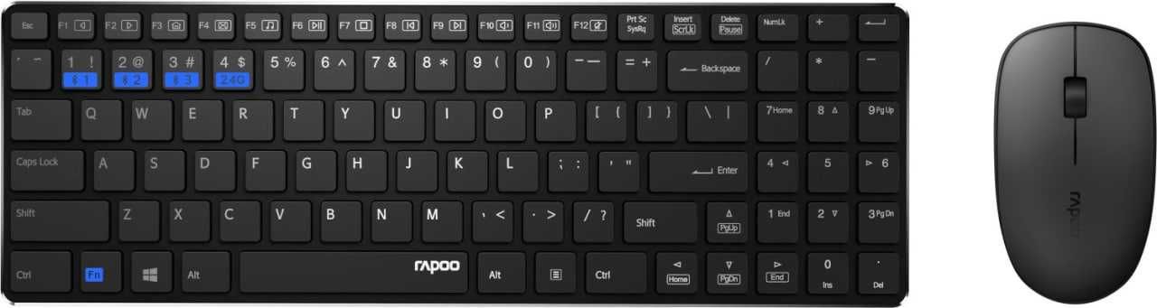 Rapoo 9300M Multi-mode Wireless Black