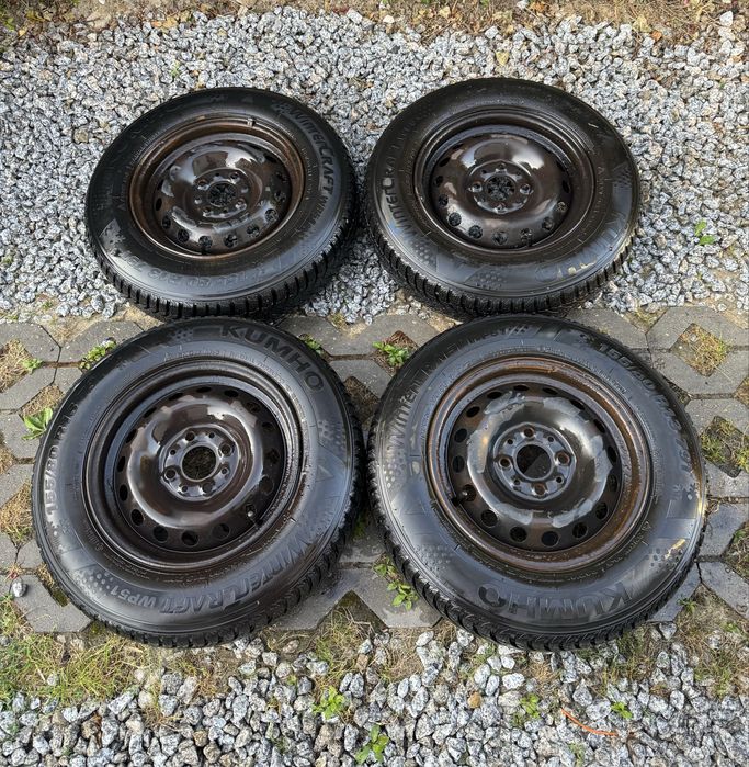 Felgi 4x98 155/80/13" opony zima Kumho 21r Fiat Panda Punto Seicento