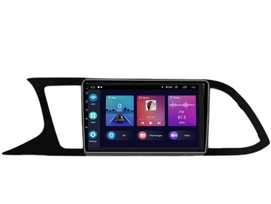 Radio samochodowe Android Seat Leon (9", LHD, UV) 2012.-2018