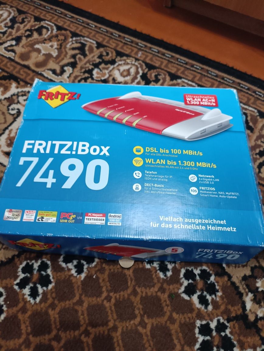 Роутер маршрутизатор  Fritz box 7490