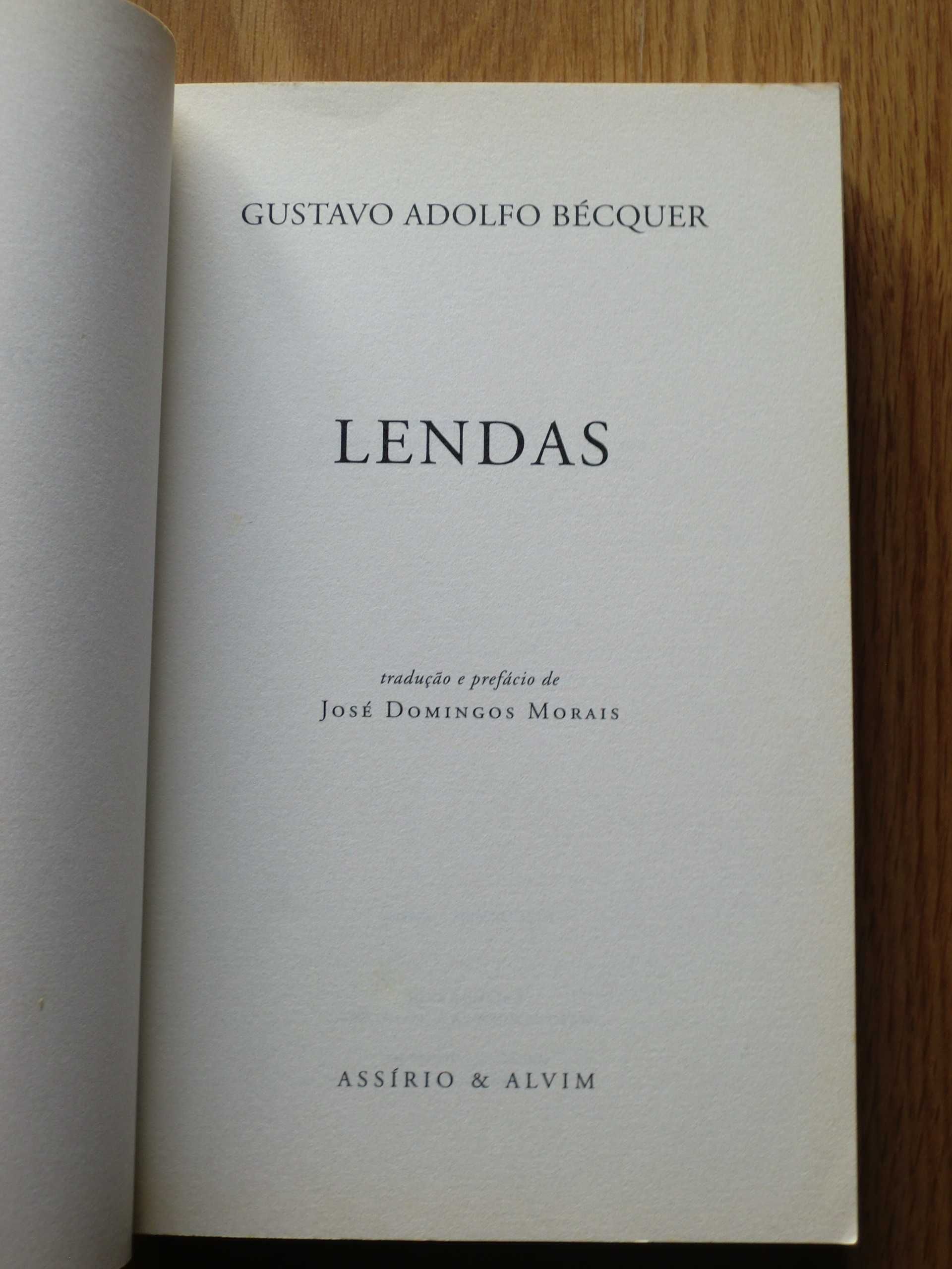 Lendas
de Gustavo Adolfo Bécquer