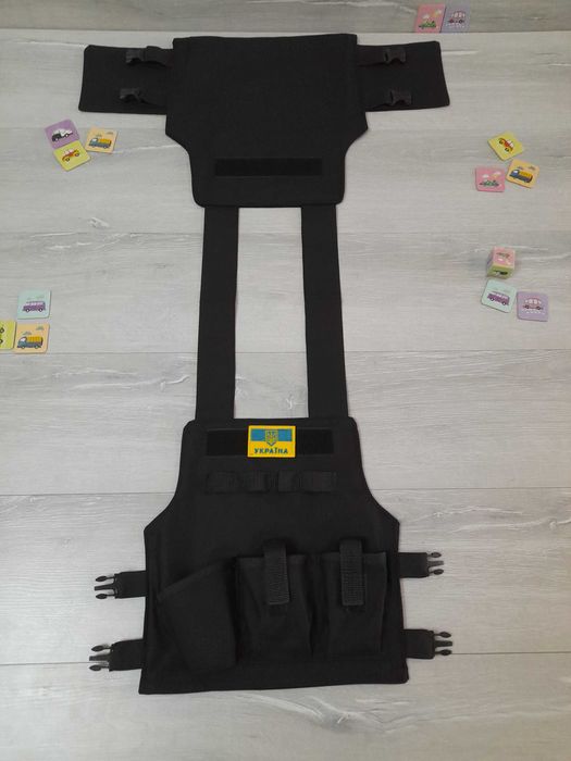 Бронежилет детский, разгрузка, Размеры S.M.L, от4-11 лет, полиция