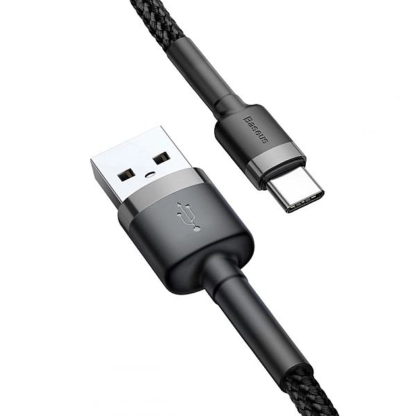 Szybki Kabel Usb/usb-c Quick Charge Mocny Przewód Do Telefonu 0,5m Bas