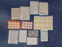 Conjunto 12 calendários de bolso 1