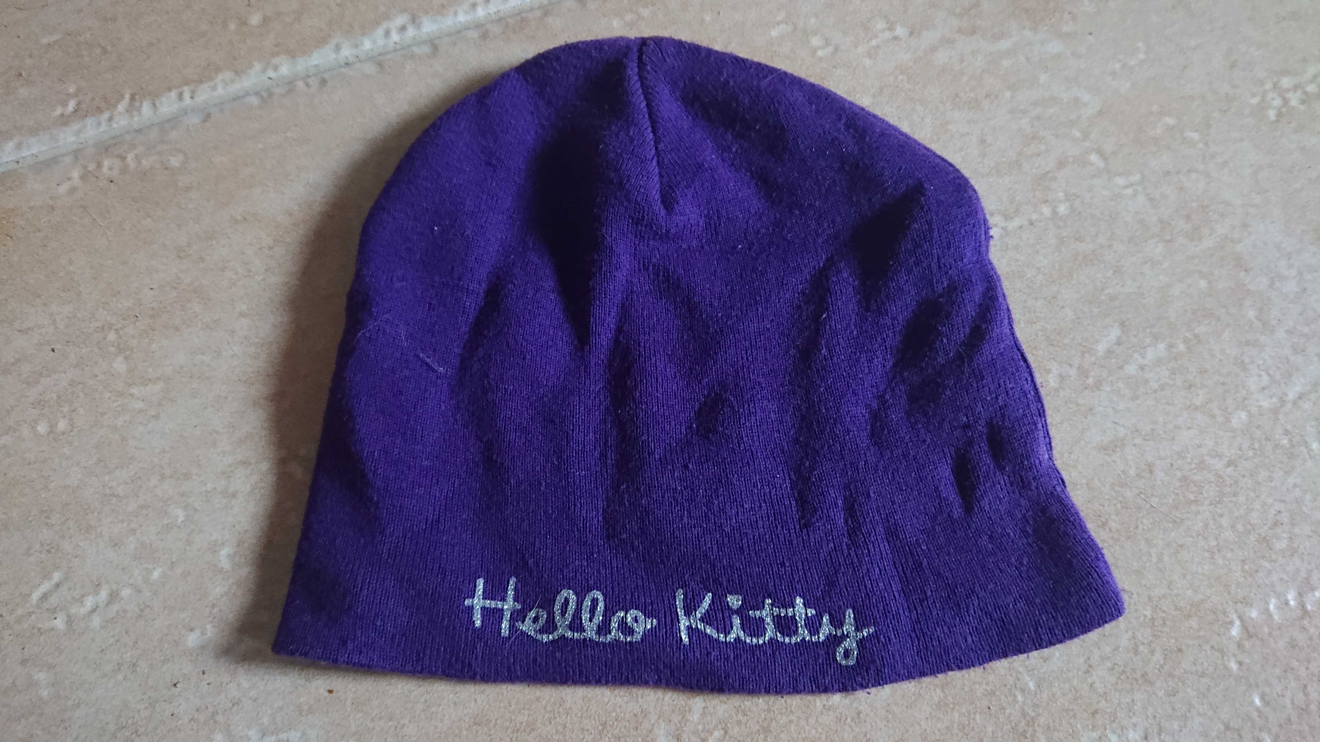 Czapka Hello Kitty filotetowa H&M 86-98