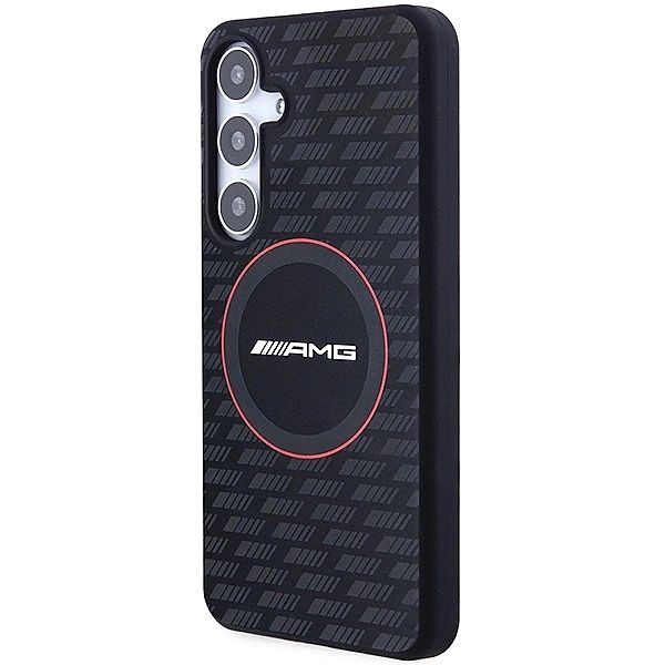 Etui AMG Silicone Carbon Pattern MagSafe na Samsung Galaxy S24+ - czar