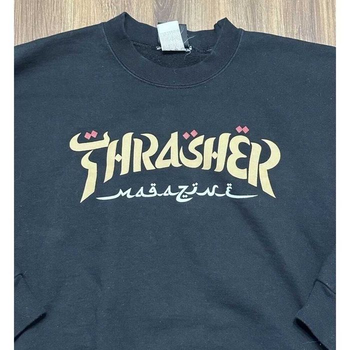 Худи свитшот Thrasher Magazine Sweatshirt Black Skateboard Coastal