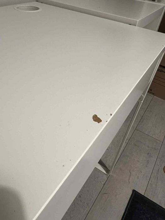 Toaletka MICKE biureczko ikea biała