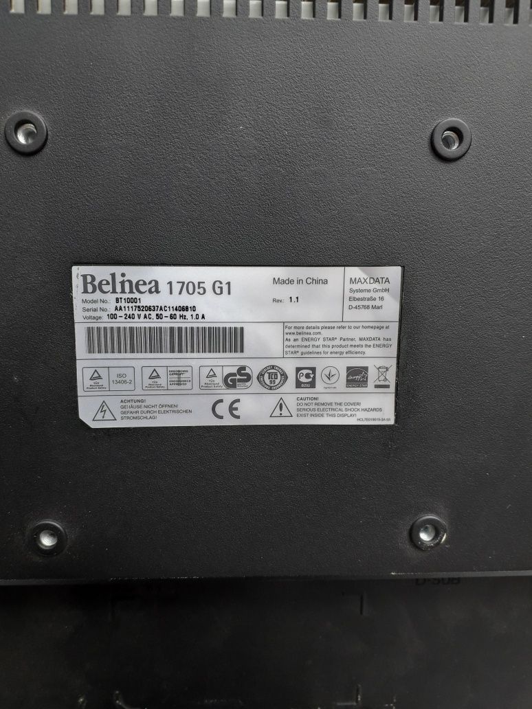 ЖК монітор 17" Belinea 1705G1