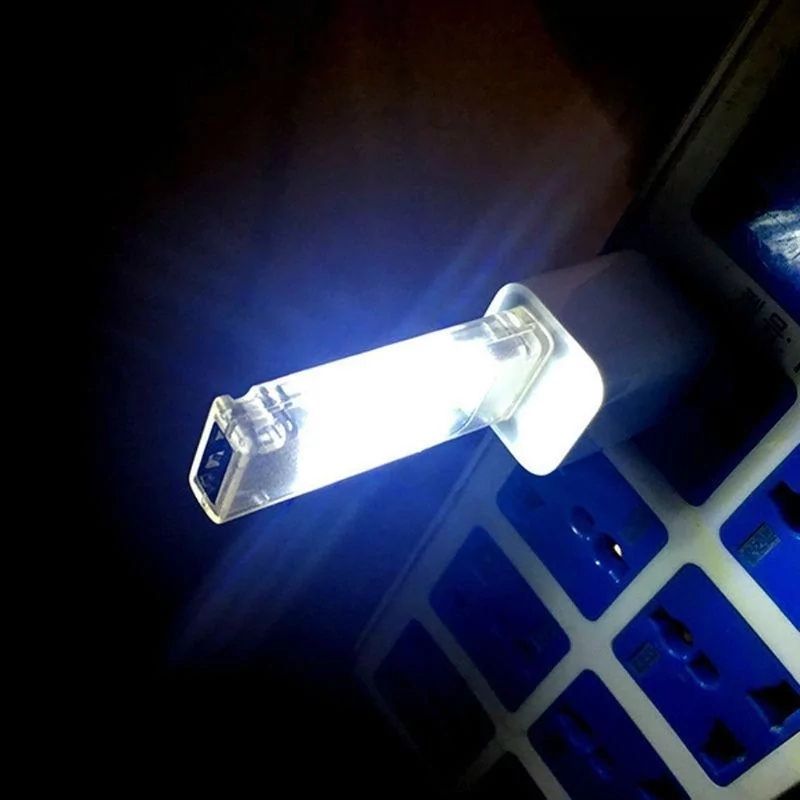 USB світлодіодний ліхтарик білий
Універсальна лампа забезпечить яскрав