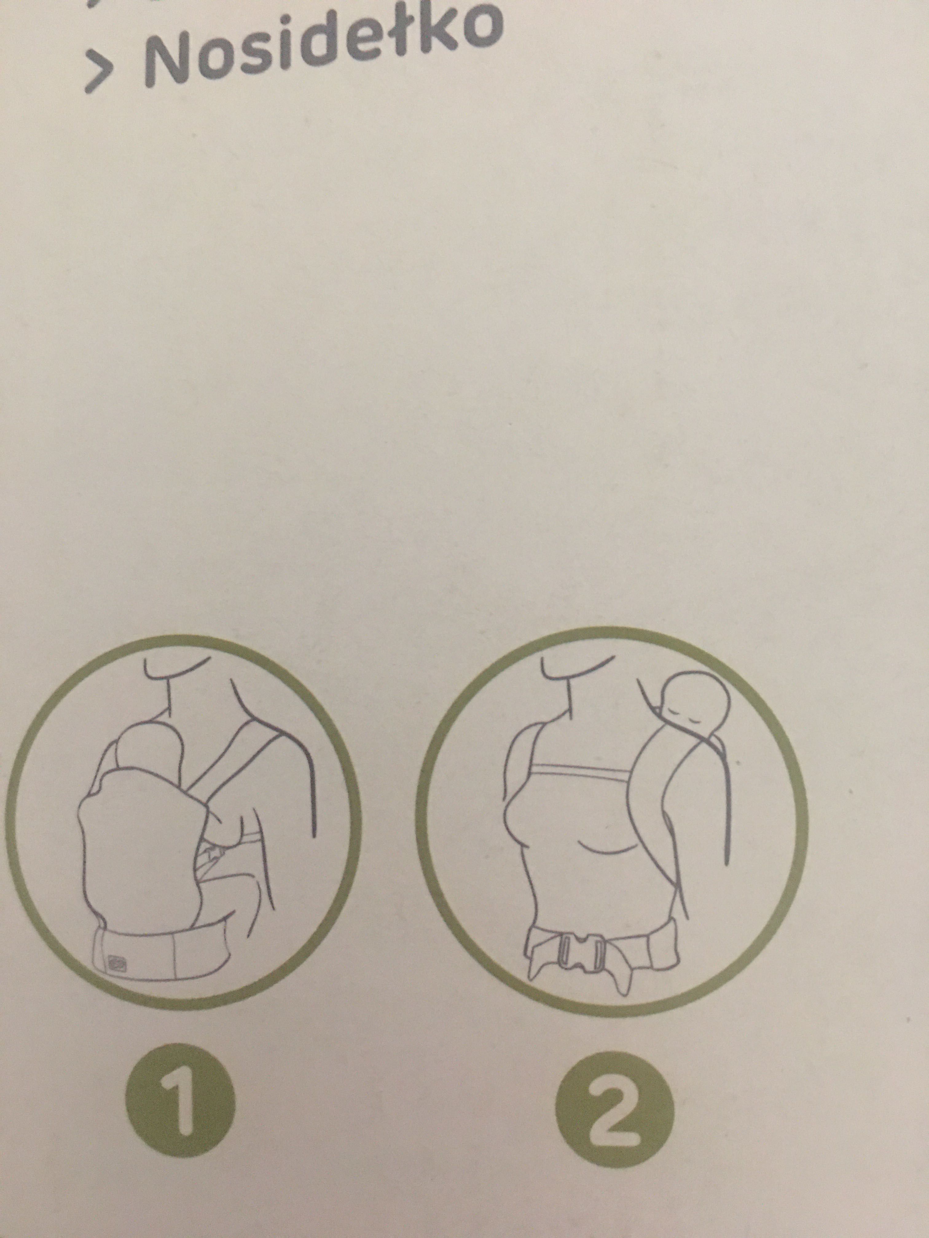 Nosidełko Kinderkraft MILO bawełniane