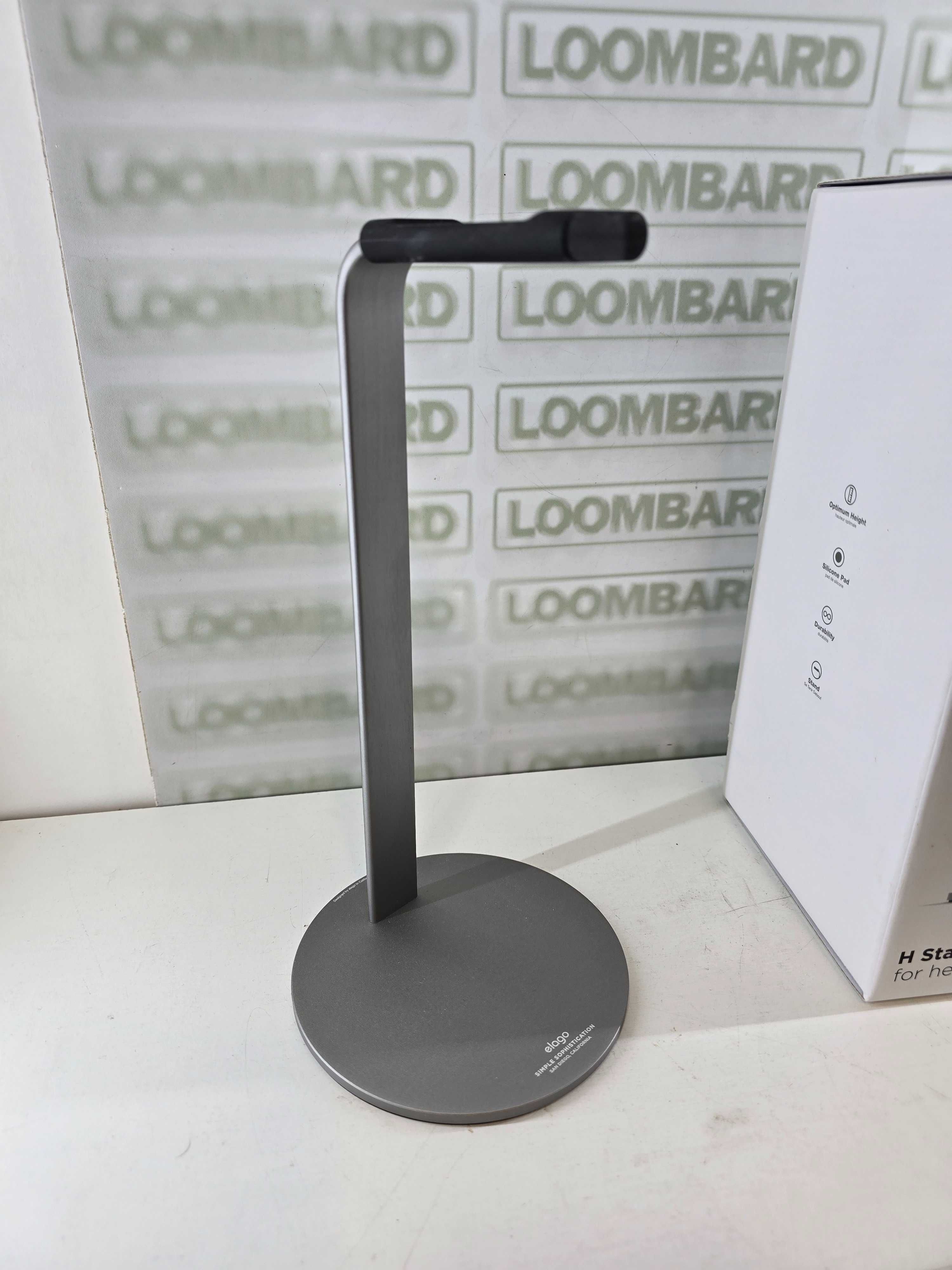 ELAGO Aluminiowy Stojak na słuchawki H Stand, Srebrny