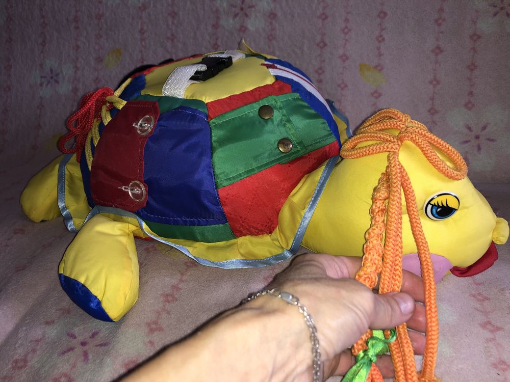Развивающая игрушка застёжка черепашка мебель для кукол