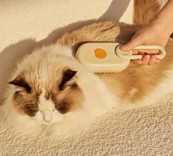 Escova massajadora gatos e cães