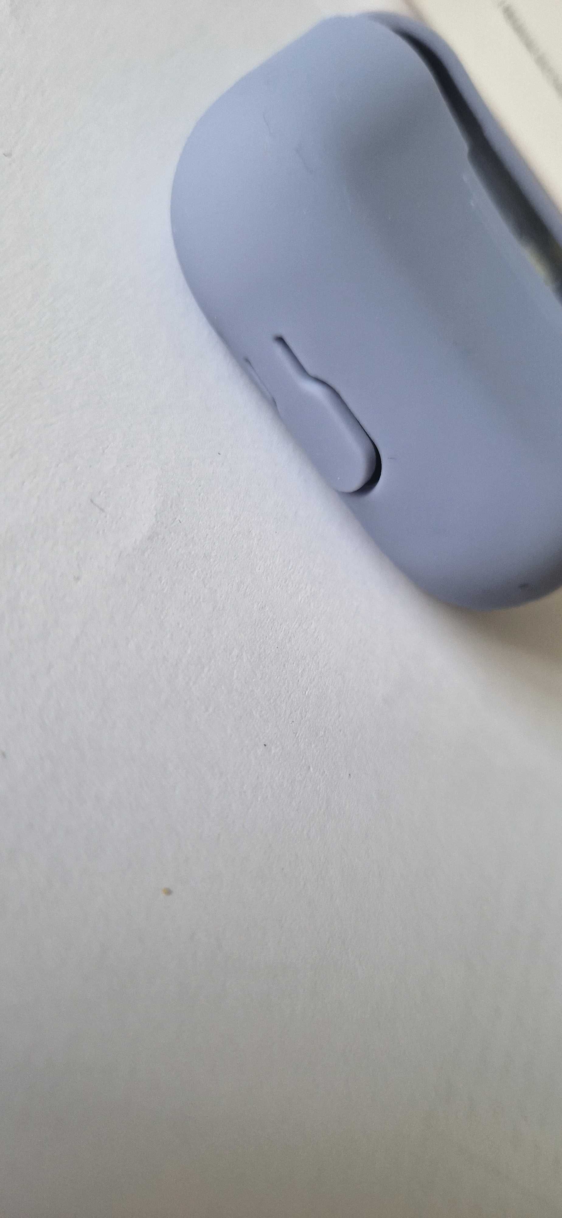 Silikonowe Etui na Słuchawki AirPods Pro, lazurowy, nowy