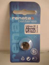 Батарейка CR1225. Renata. Для пультов и сигнализации