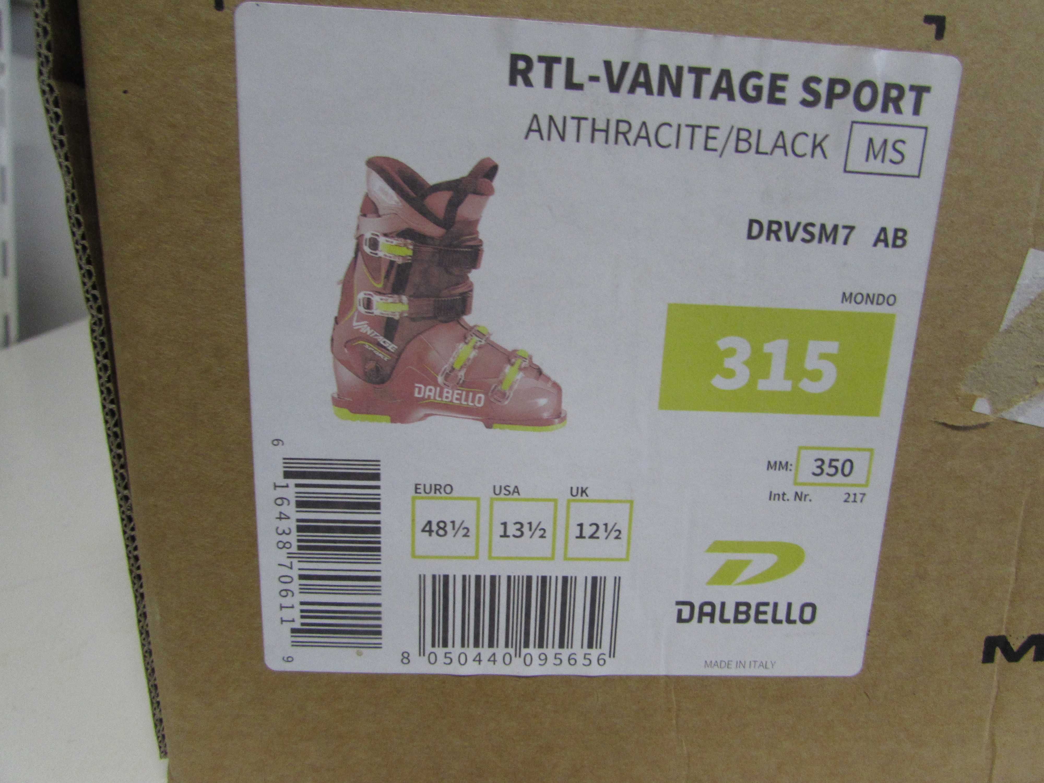 Buty narciarskie DALBELLO VANTAGE Eu.48 nowe 31.5 cm