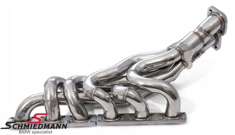 2x Flansze+ Barany BMW E46 M52TU/M54 Schmiedmann Kolektor wydechowy