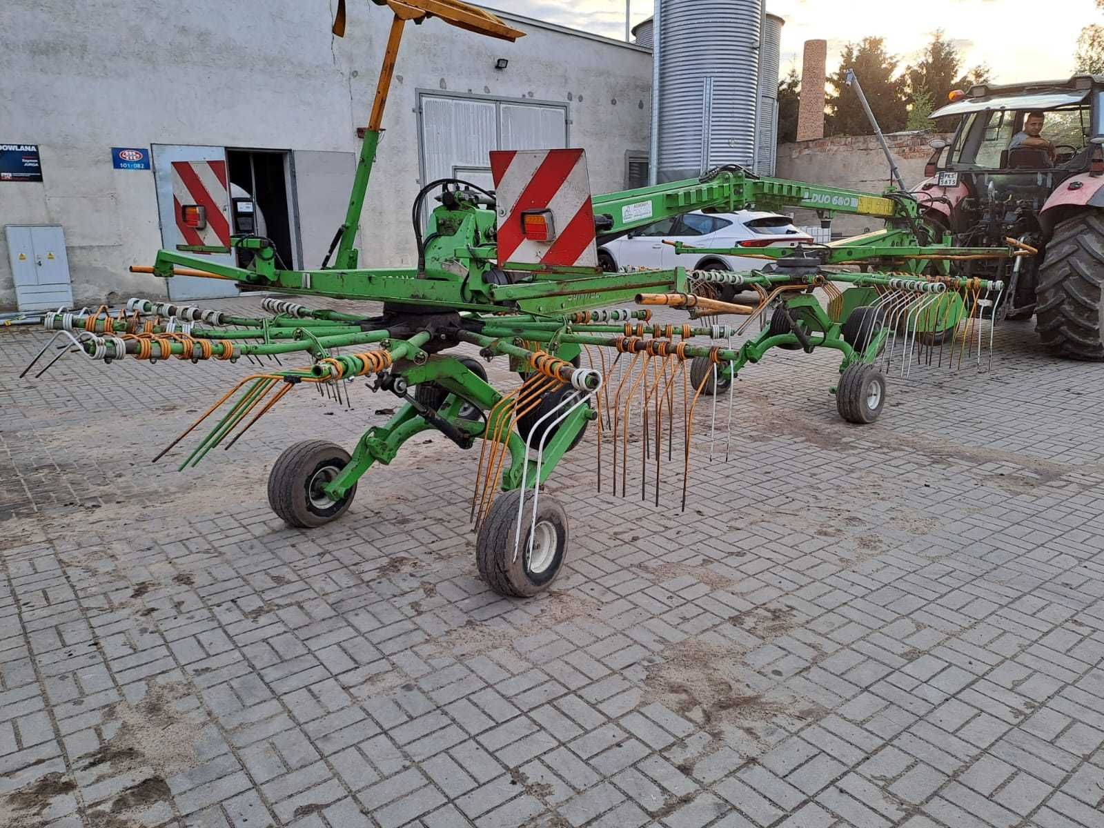 Zgrabiarka szeregowa Samasz Duo 680