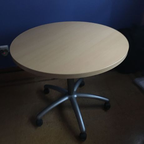mesa circular STEELCASE, ajustável em altura