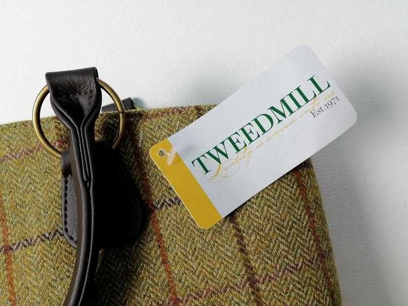 Новая твидовая большая сумка британского бренда Tweedmill