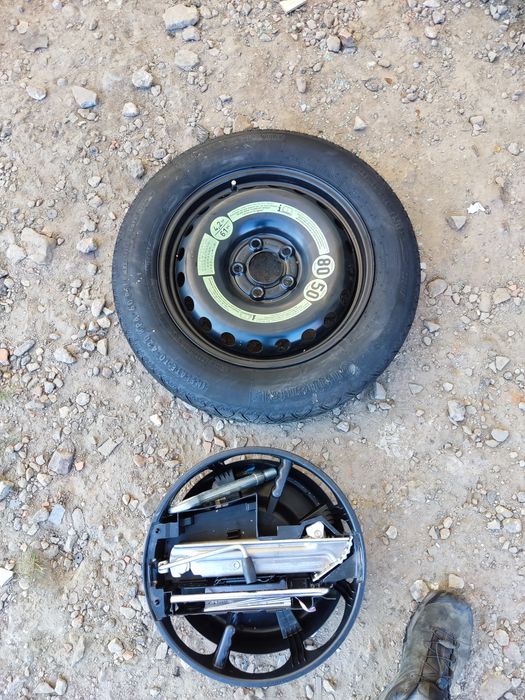 Dojazdówka Mercedes w204 w207 Koło dojazdowe klucze lewarek wkrętka