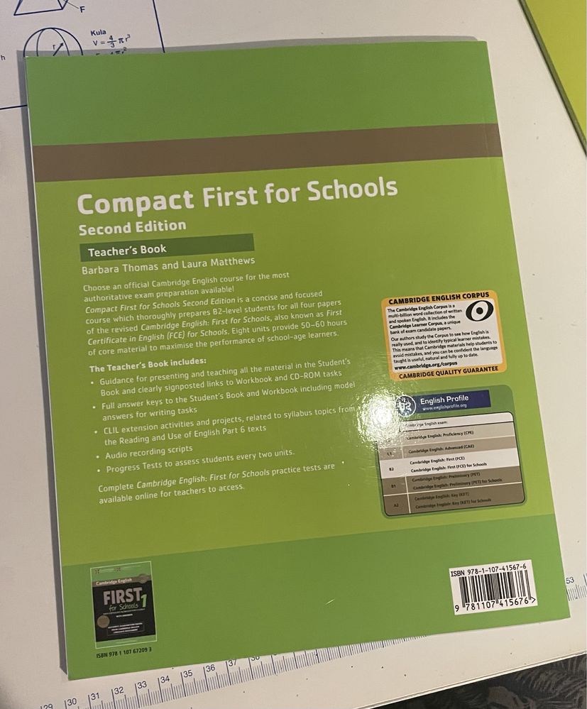 Compact First for Schools Teacher’s Book. Second Edition