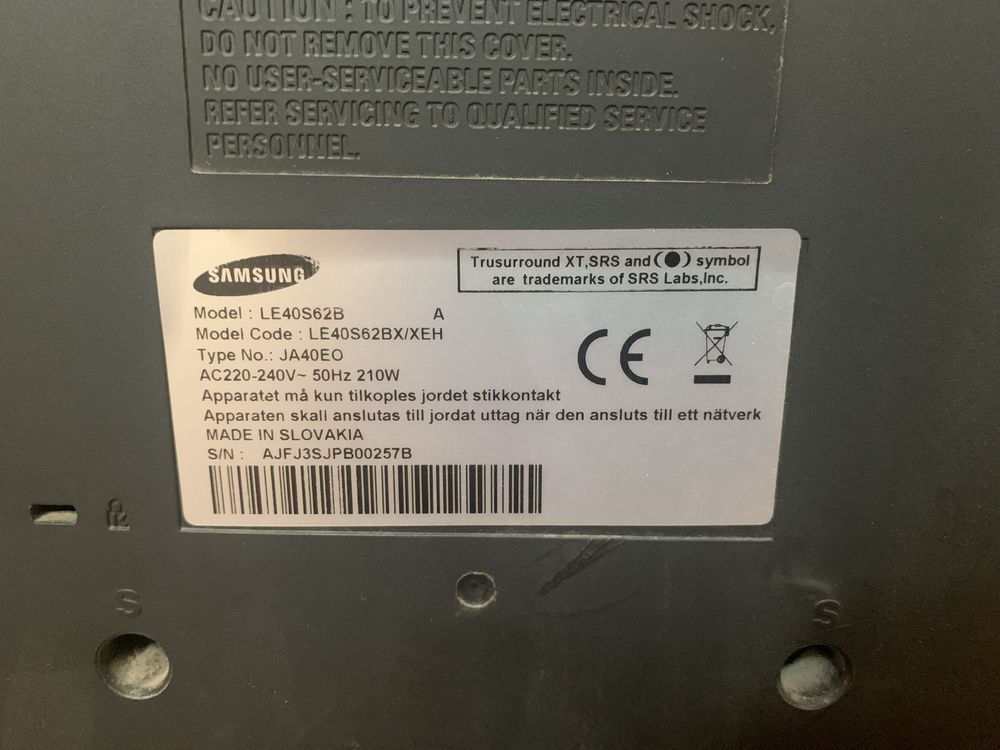 Telewizor LCD SAMSUNG LE40S62B