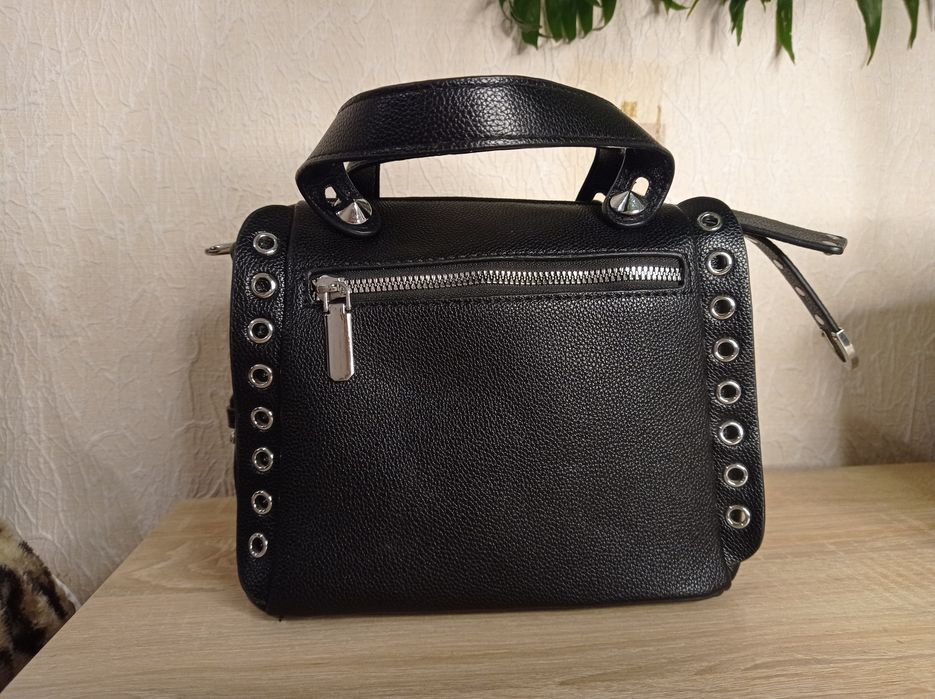 Женская сумочка натуральной замш и экокожа