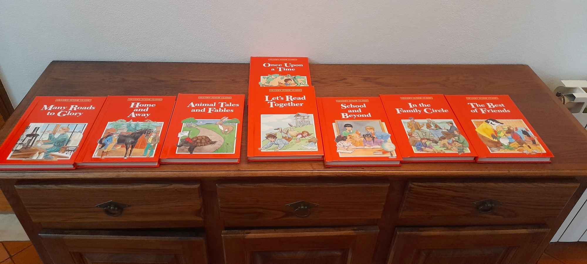 Enciclopédia Colliers Junior Classics - 16 livros em inglês