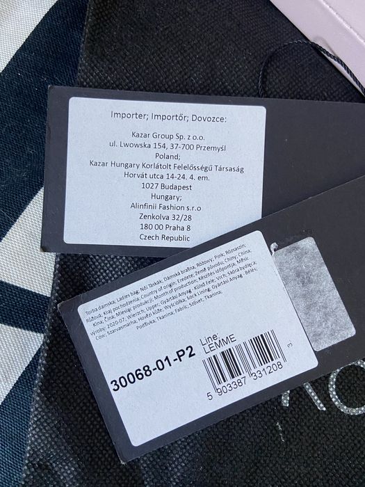 Torebka Kazar kopertówka elegancka skórzana