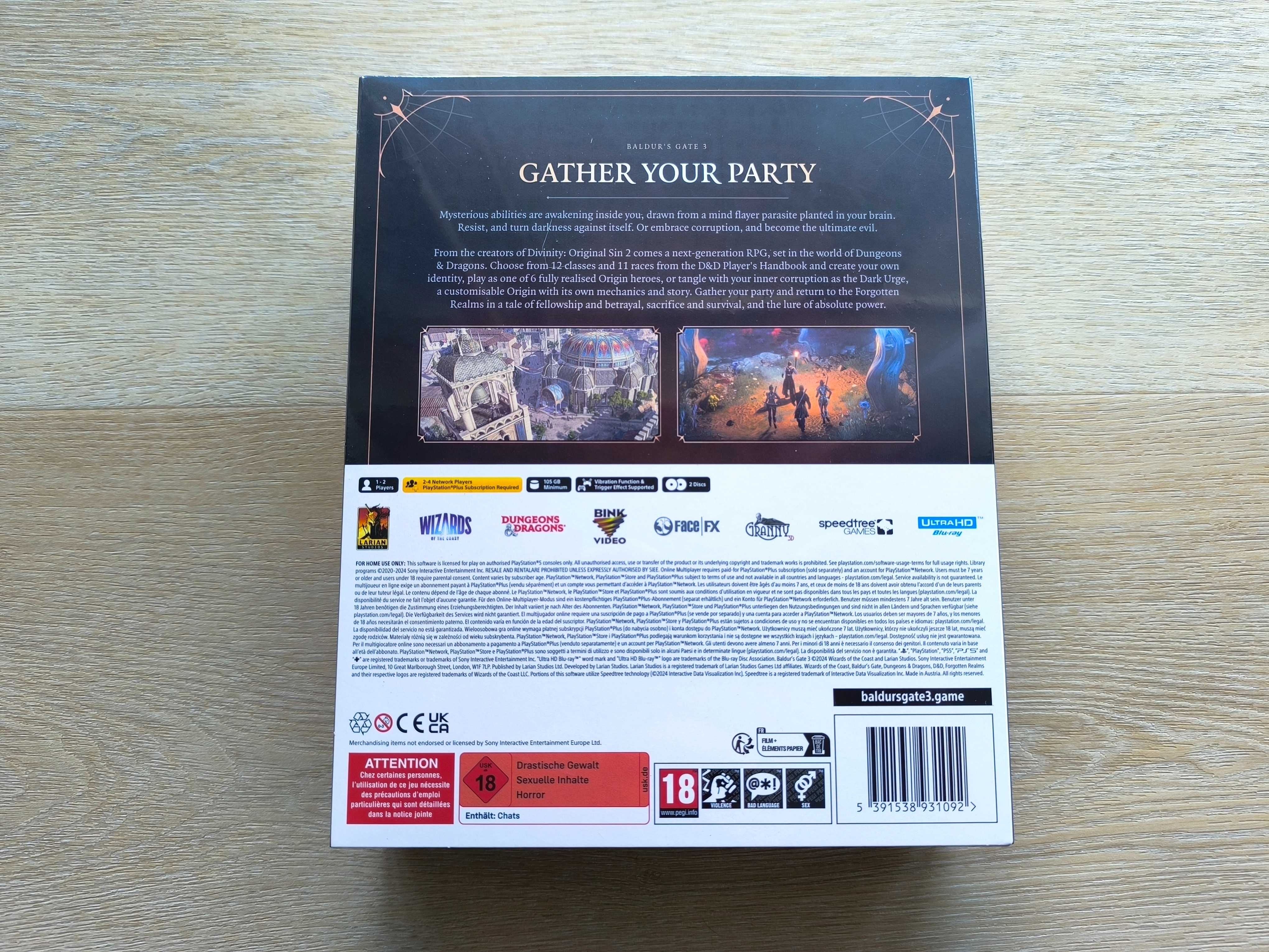 Baldur’s Gate 3 Deluxe Edition [PS5] (POLSKA WERSJA) - NOWA W FOLII