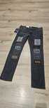 LEE spodnie GREY jeansy logo ALL GENDER SLIM W34 L34