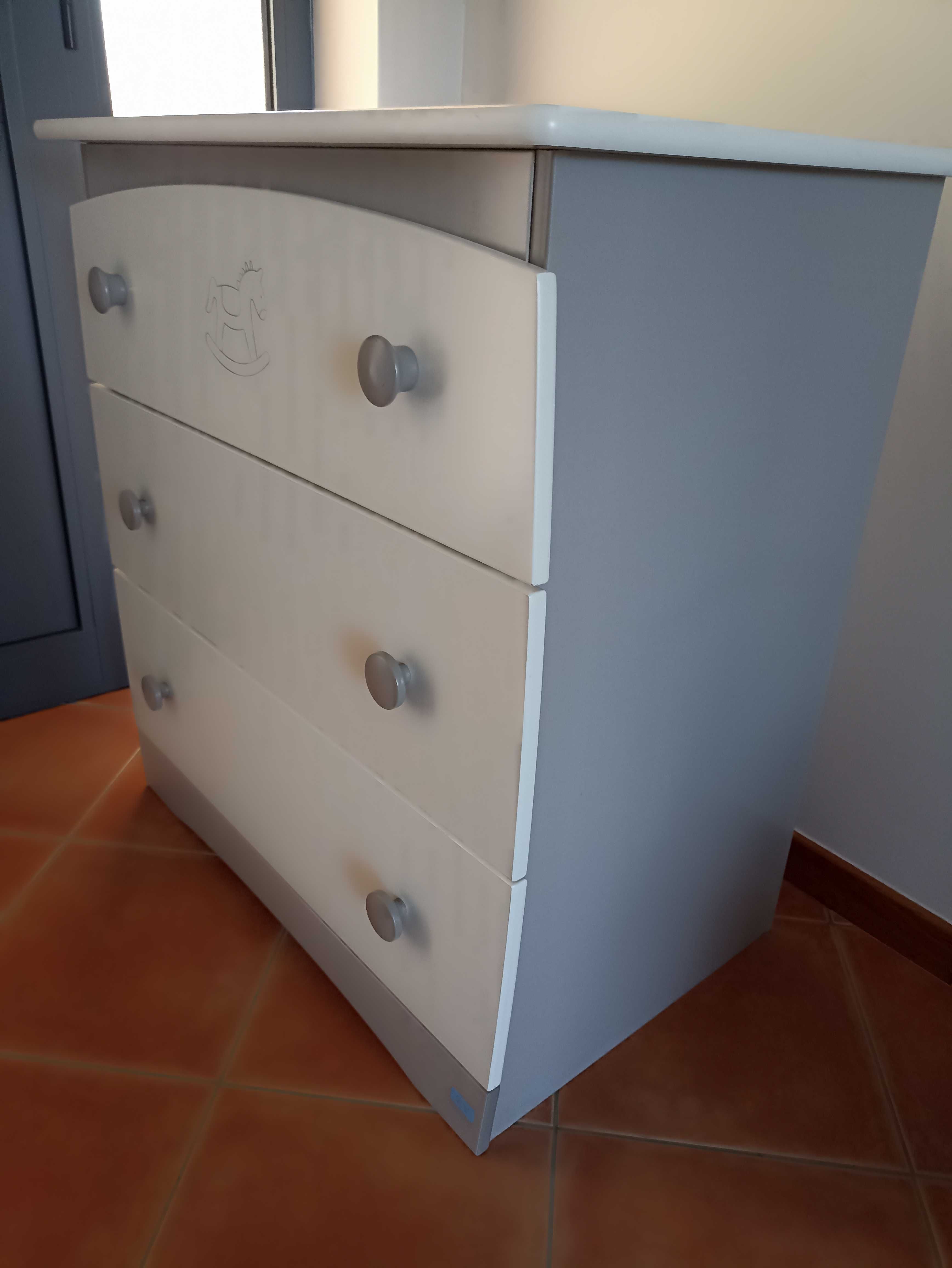 Cómoda para quarto de bebé