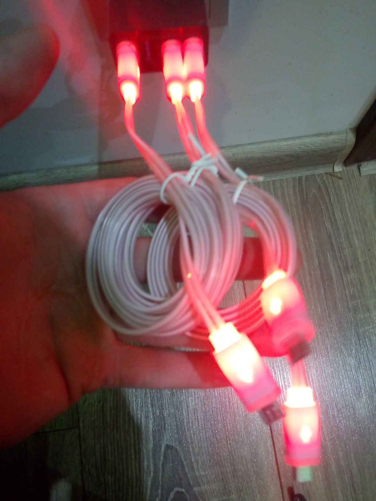 Kabel Micro USB świecący