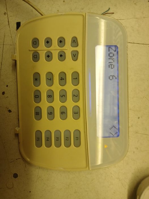 Centrala alarmowa DSC hs2064,klawiatura obudowa, transformator