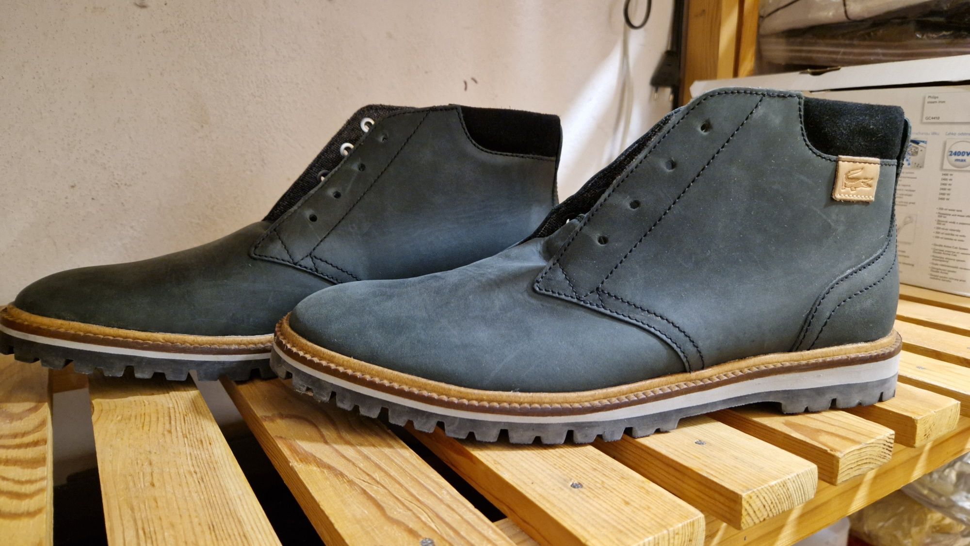 Buty męskie Lacoste Montbard Chukka SRM 43