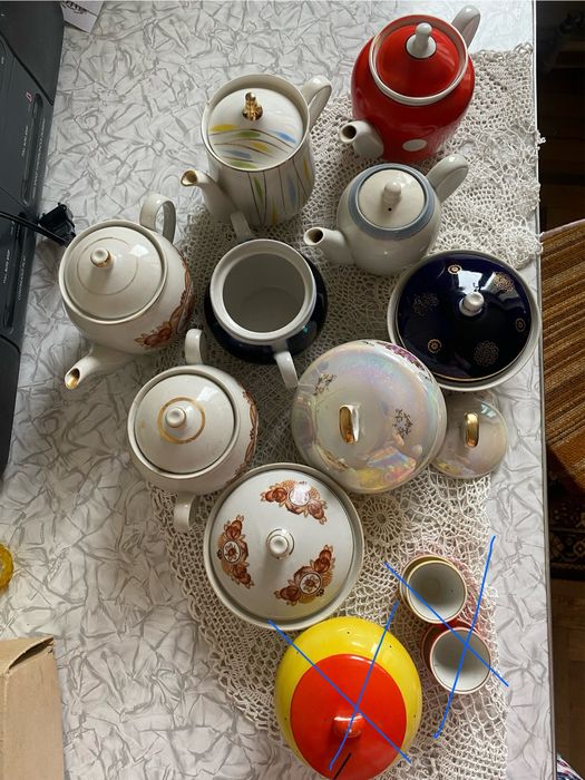 Посуд/ чайники і ін.ссср кераміка