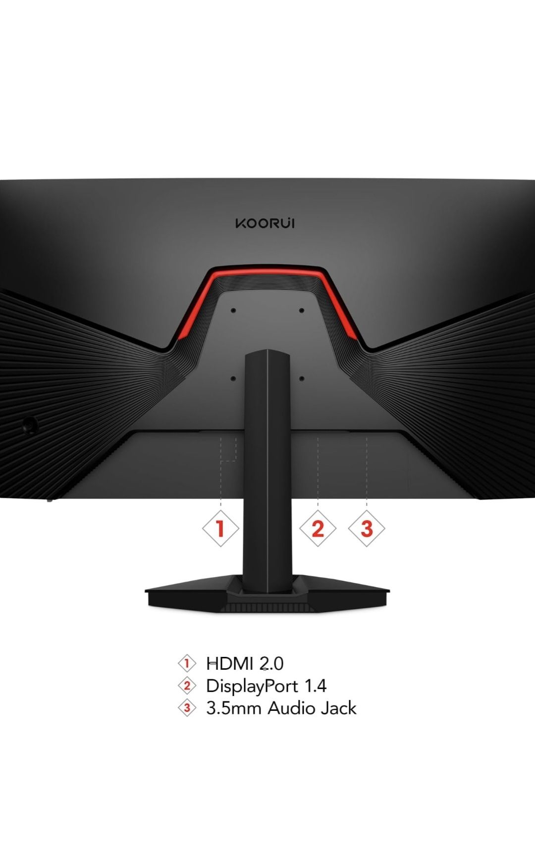 KOORUI Monitor 27 Inches, 240Hz, QHD2560x1440p