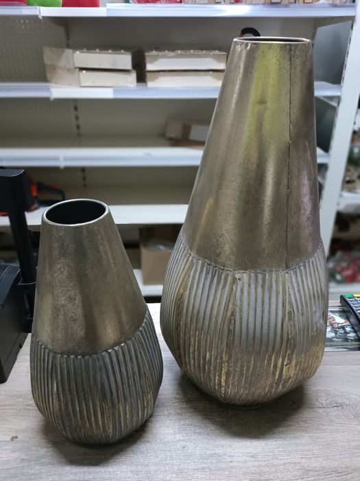 Wazon metalowy duży 59 cm