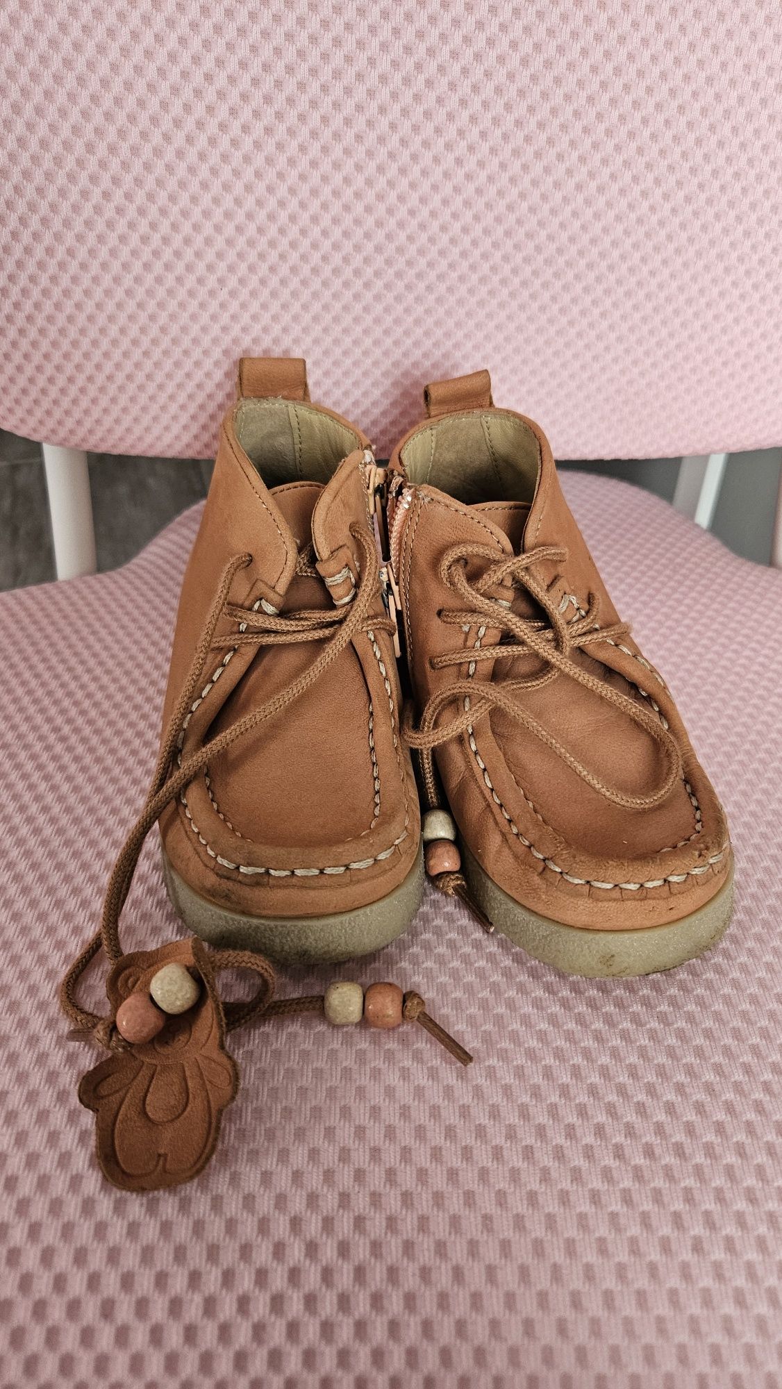 Skórzane botki Lasocki r. 25