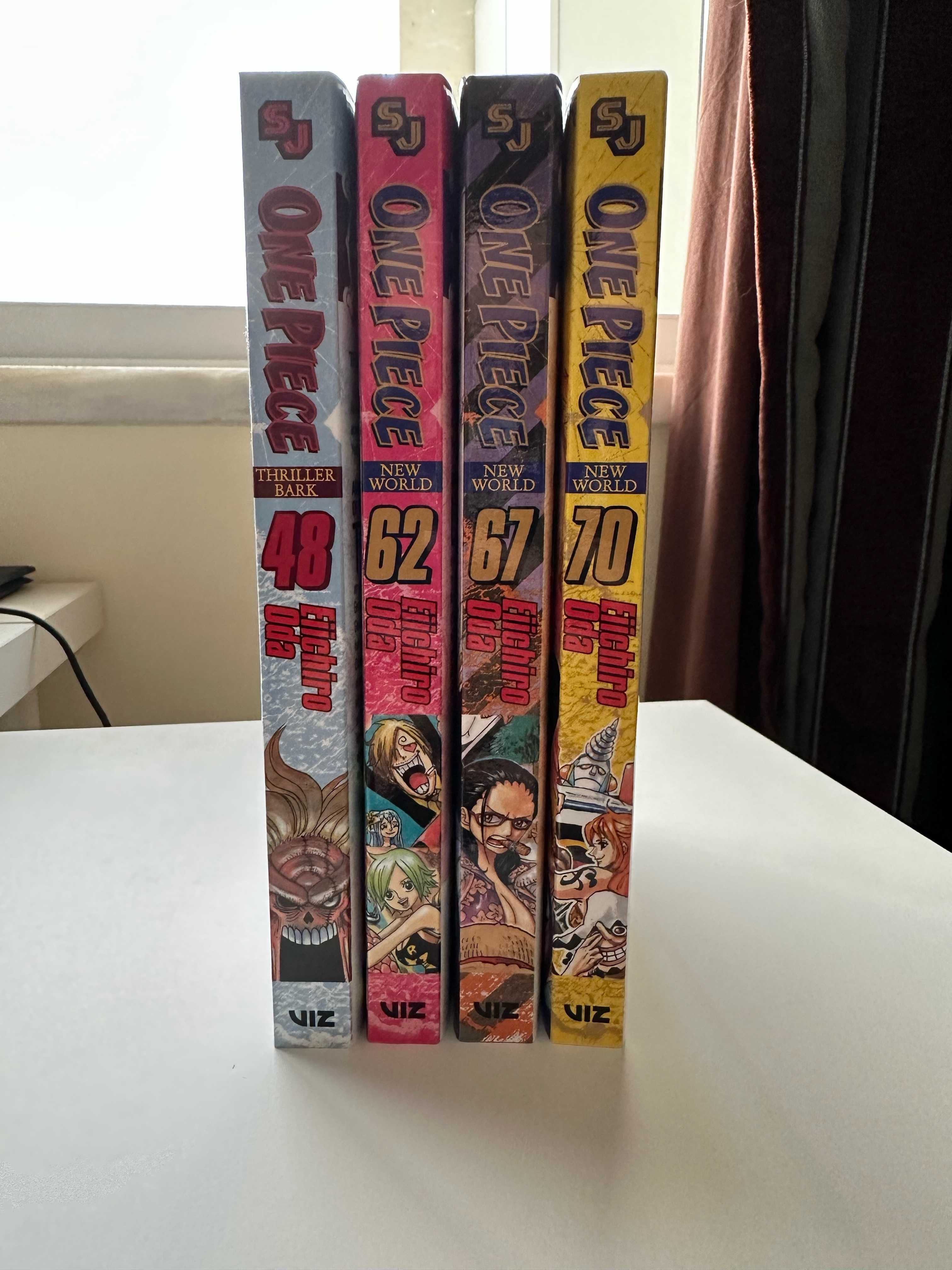Livros One Piece NOVOS - 48, 67, 70 e 98