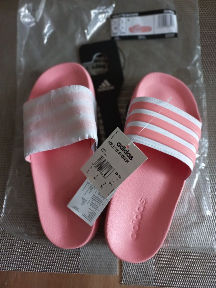 Adidas klapki damskie orginalne rozmiar F 39 -24 cm