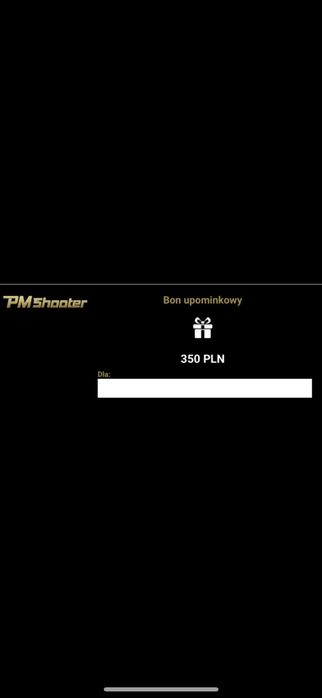 Voucher do PM SHOOTER na 350 zł