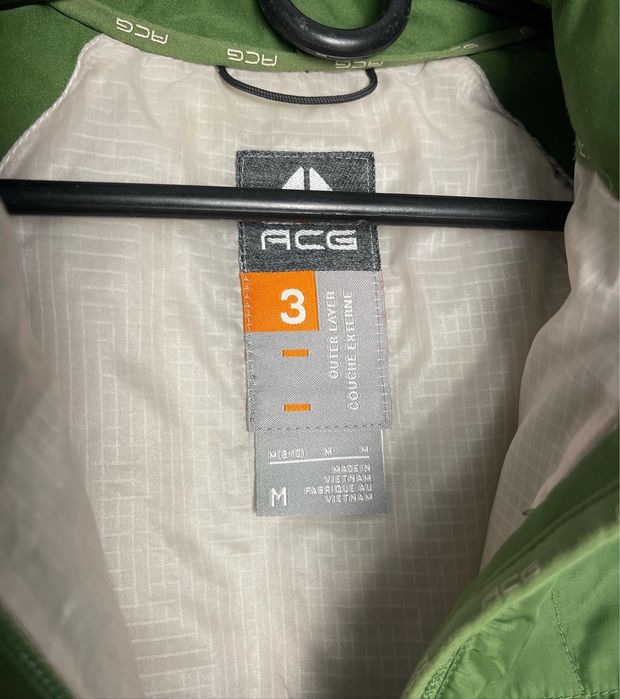 Куртка жилетка трансформер nike acg зелена найк оригінал вітровка