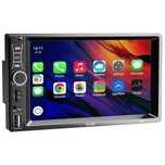 Rádio 2Din 7018B Bluetooth MirrorLink USB cartão controle volante NOVO